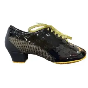 B gold dance shoes